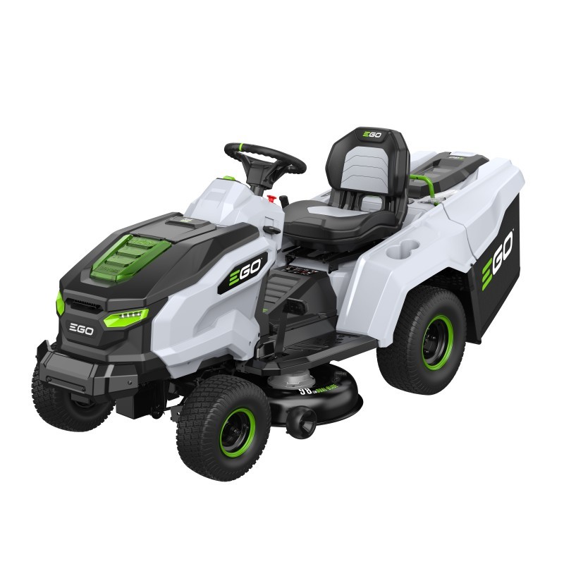 Tracteur autoporté EGO TR3801E-B avec collecteur 98 cm incl. batterie 4 x 10 Ah