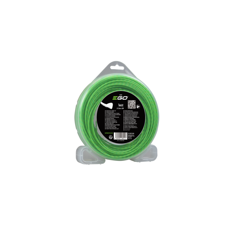 EGO Fil Torsadé AL3050T jaune-vert 3,0 mm x 50 m
