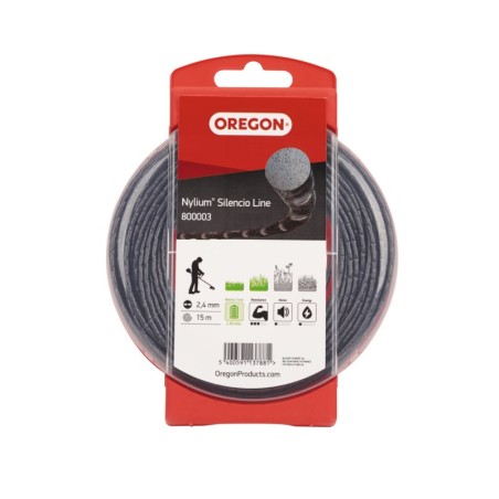 OREGON maaidraad Nylium Silencio 2,4mm x 15m, 800003