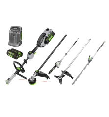EGO multi-outil ensemble MHBC1204E incl. machine de base, taille-haie, débroussailleuse, scie à élaguer, coupe-herbe, batteri
