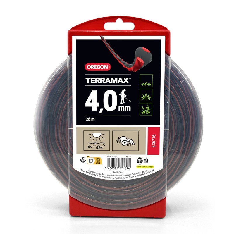 OREGON fil de fauche Terramax, 4.5mm, 17m, donut, 636775 