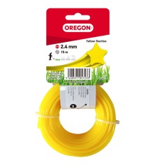 OREGON fil de coupe étoile jaune 2,4 mm x 15 m 69-452-Y