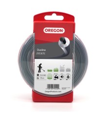 OREGON fil de coupe Duoline gris 2,4 mm x 15 m 